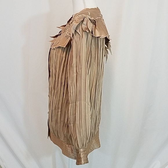 Stanley Nelson Silk Blouse L - Picture 2 of 8